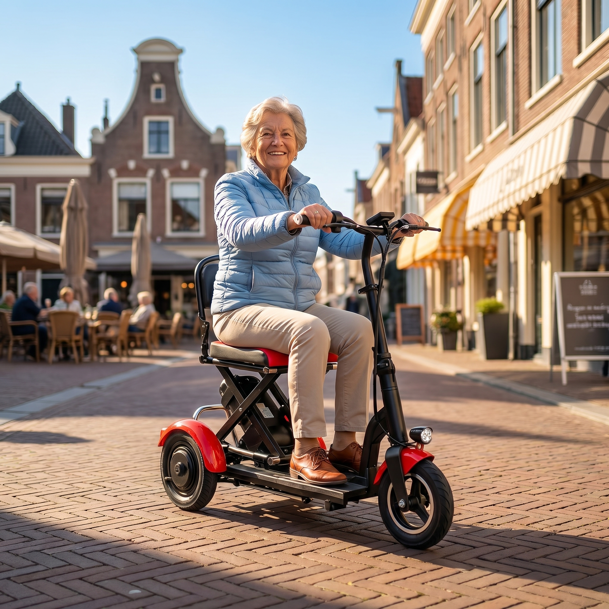 IVA Traveler 300 Rood lifestyle stad