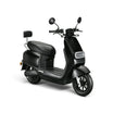 IVA E-GO S1 Zwart elektrische scooter schuin vooraanzicht met LED-koplamp