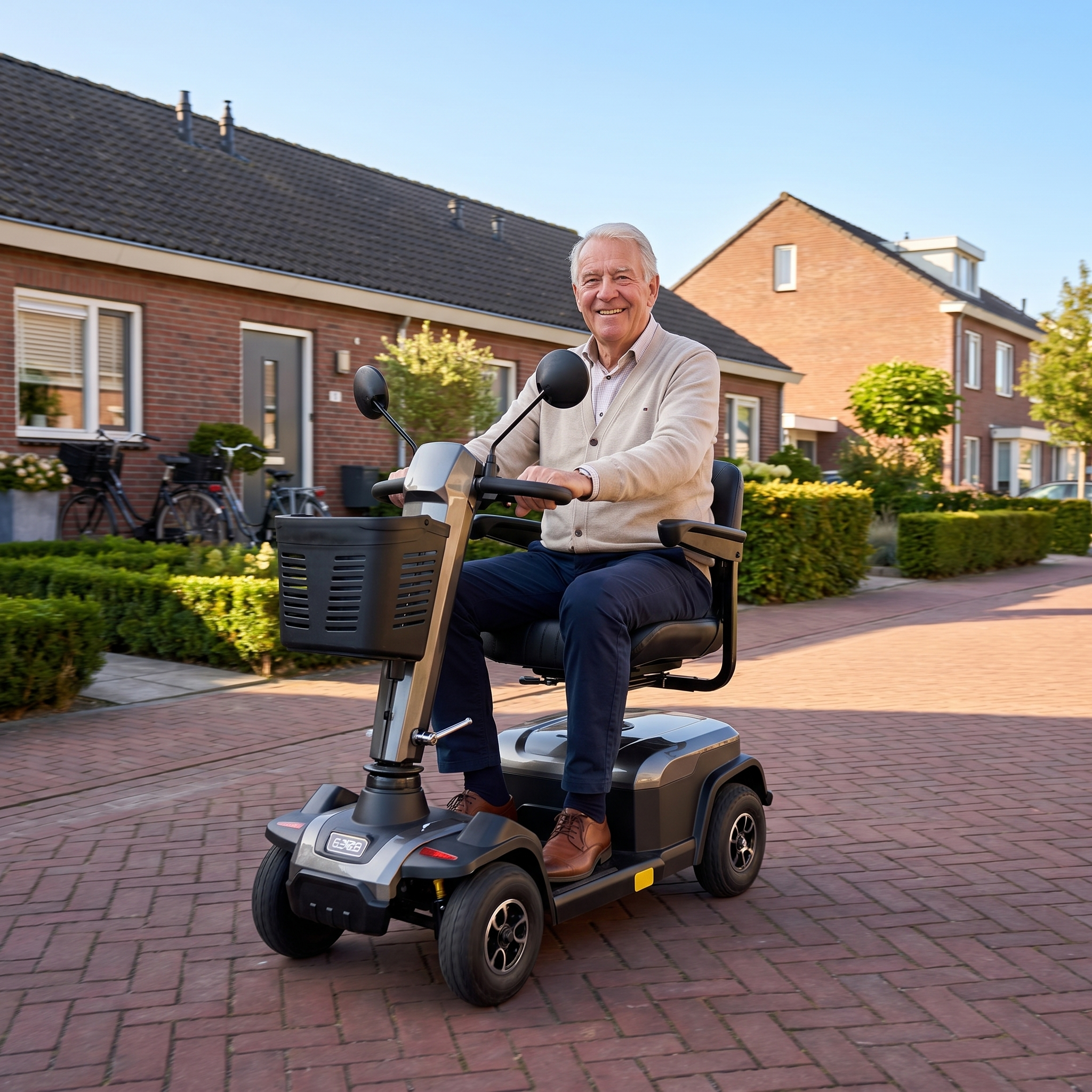 IVA Rider 300 Grijs lifestyle woonwijk