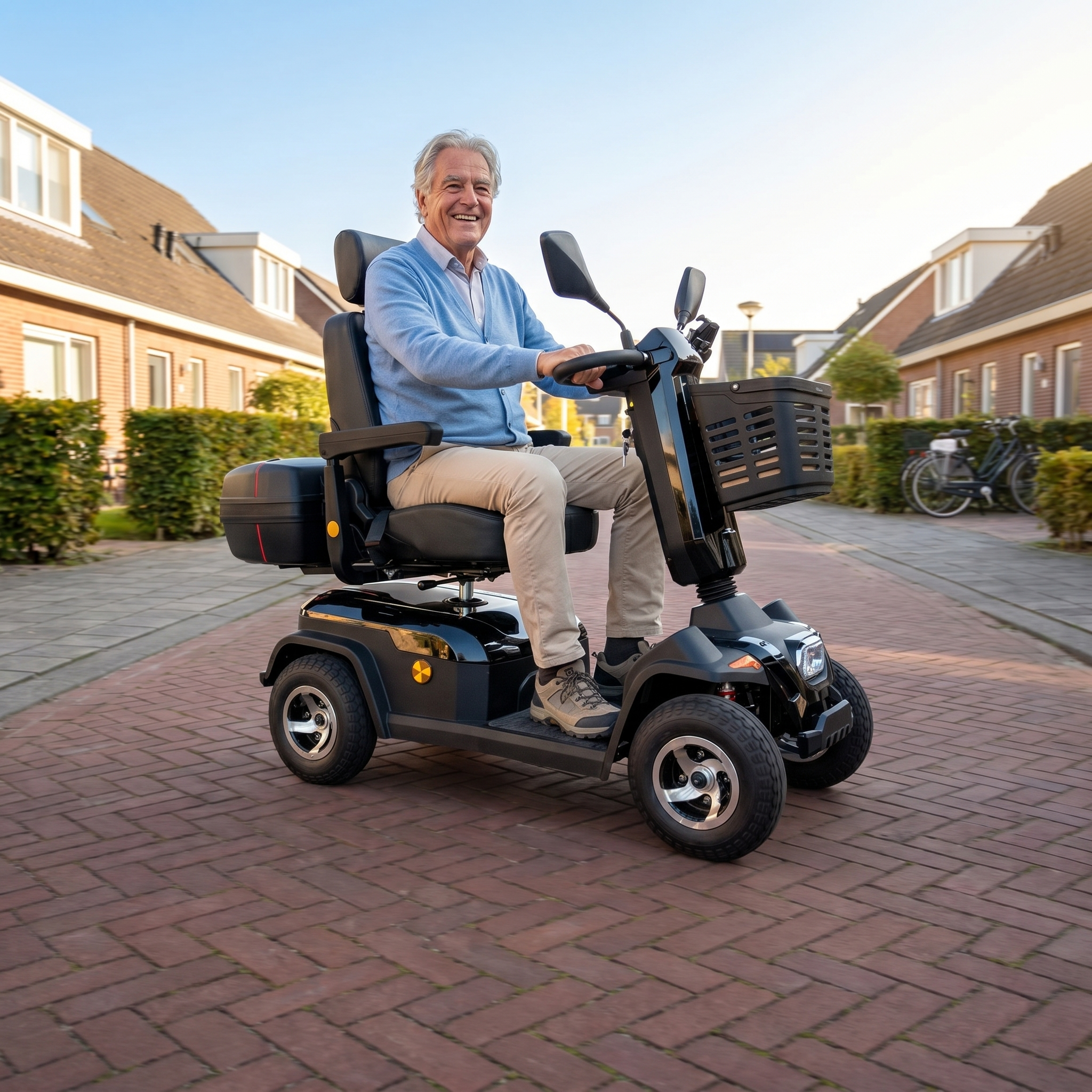 IVA Rider 700 Zwart lifestyle woonwijk