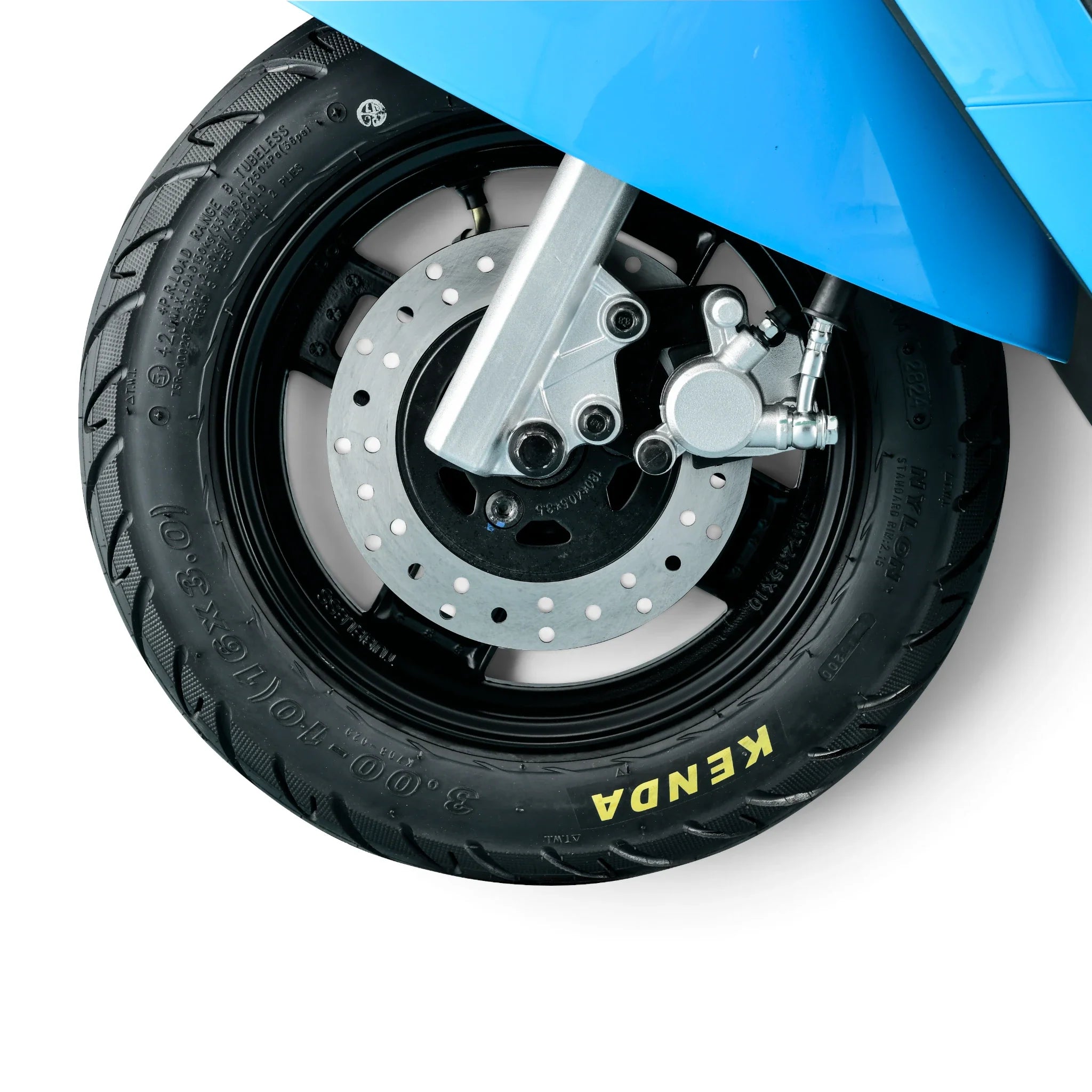 IVA E-GO S1 voorwiel met schijfrem en 10 inch Kenda-band
