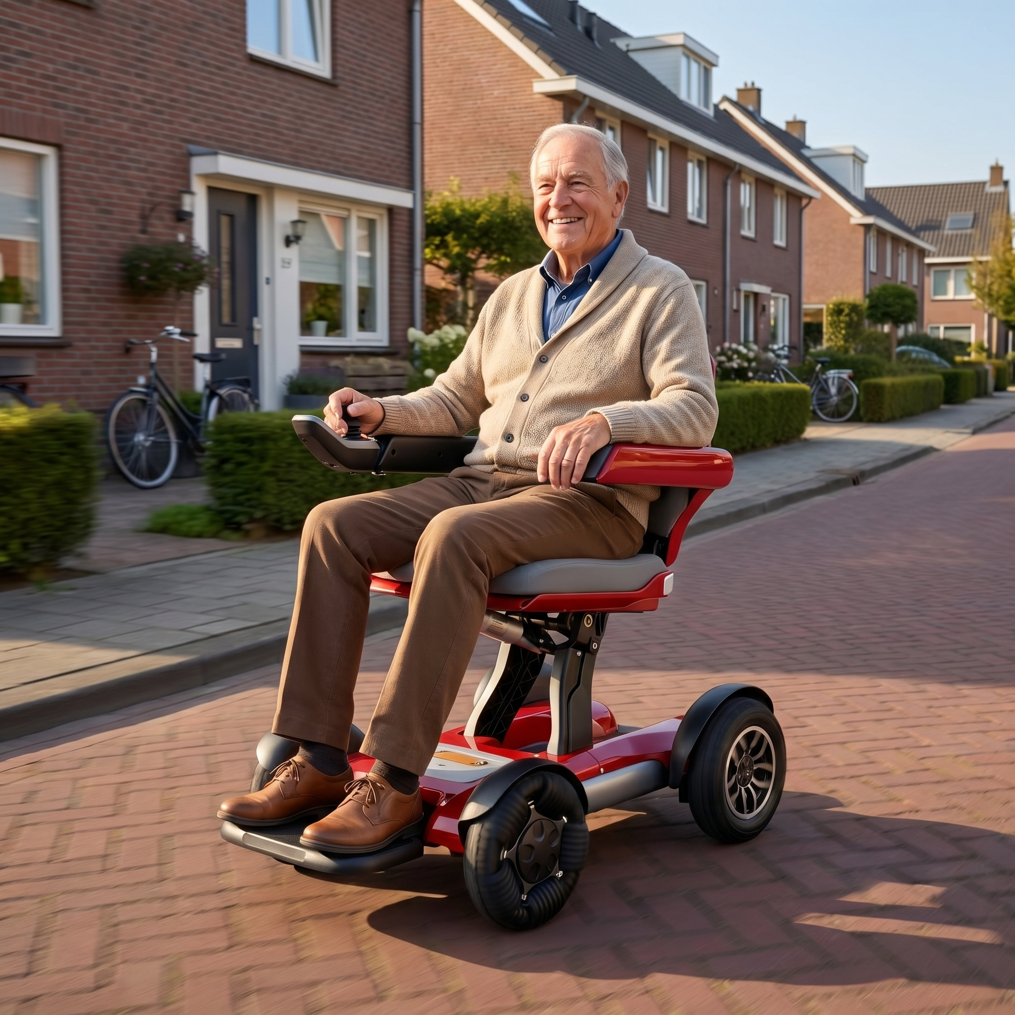 Robooter X40 Rood lifestyle woonwijk