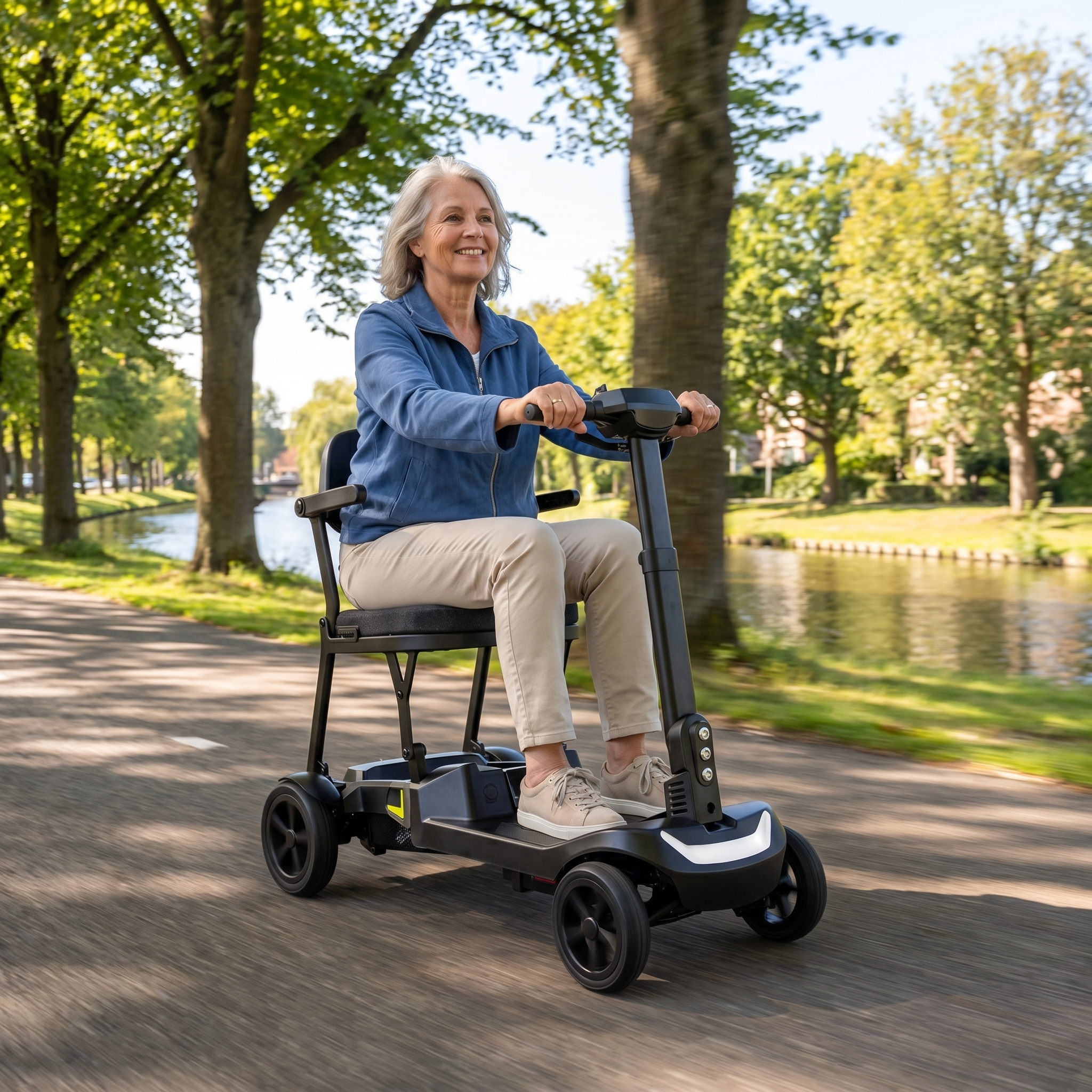 IVA Traveler 500 Zwart - sfeerbeeld in een Nederlands park